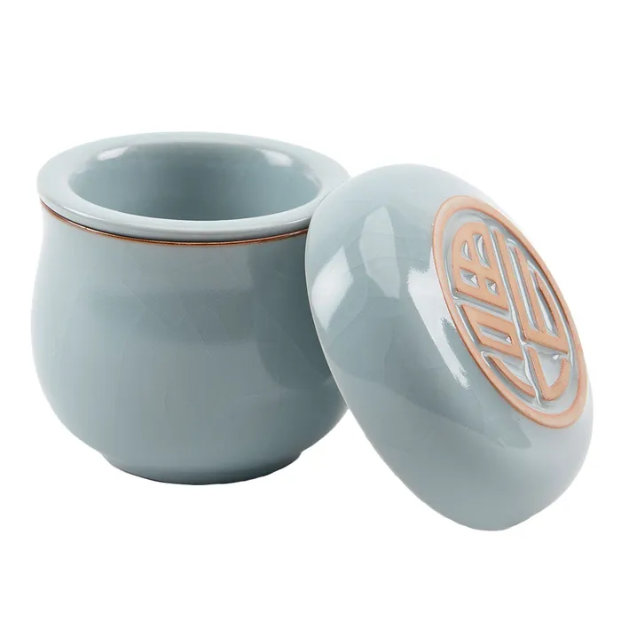 Necklaces Eastern Elm Light Blue Ceramic Tea Infuser Mug