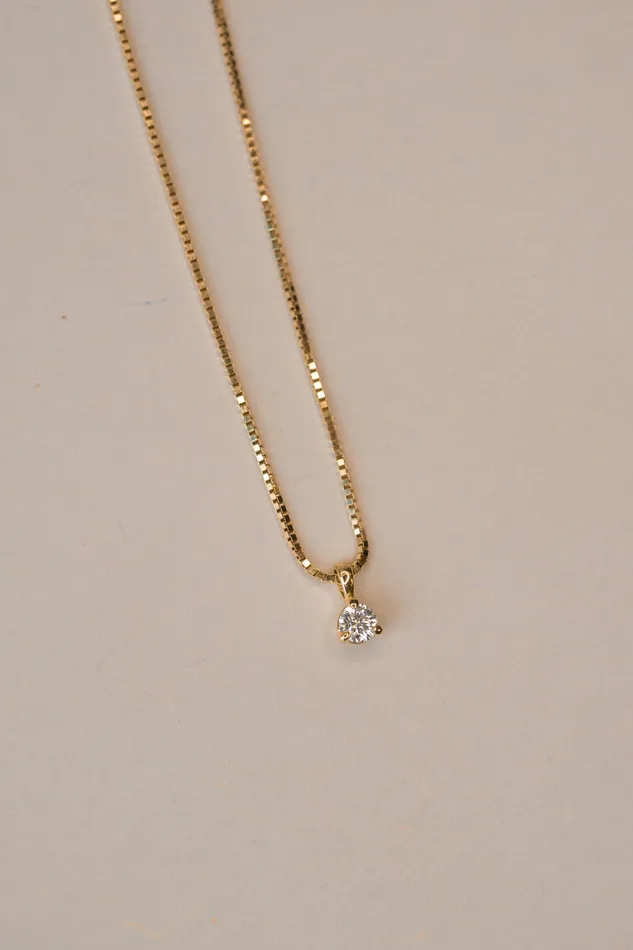 Necklaces Everyday Diamond Necklace madetoorder Foe Dear