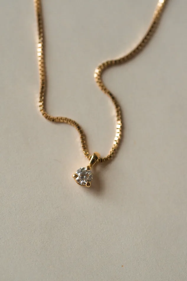 Necklaces Everyday Diamond Necklace madetoorder Foe Dear