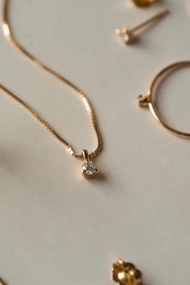 Necklaces Everyday Diamond Necklace madetoorder Foe Dear