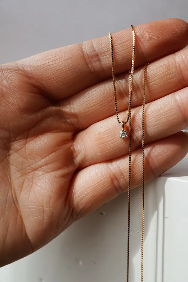 Necklaces Everyday Diamond Necklace madetoorder Foe Dear