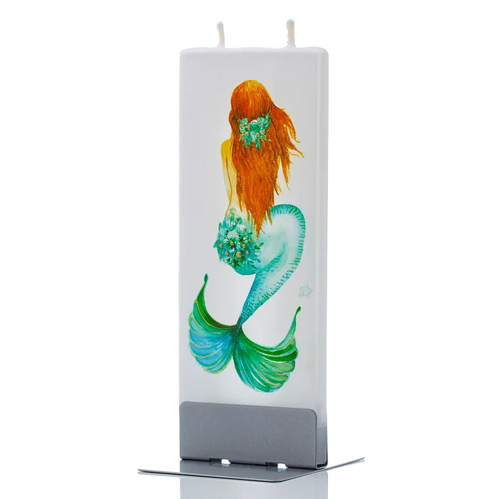 Necklaces FLATYZ Flatyz Flat HandPainted Mermaid Unscented Candle