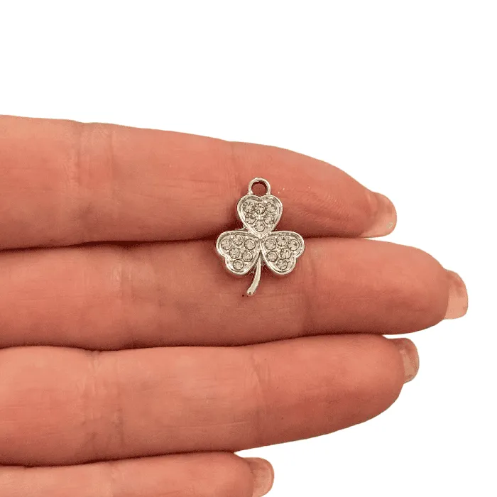 Necklaces The Sparkling Shamrock Pendant Peppy Beads