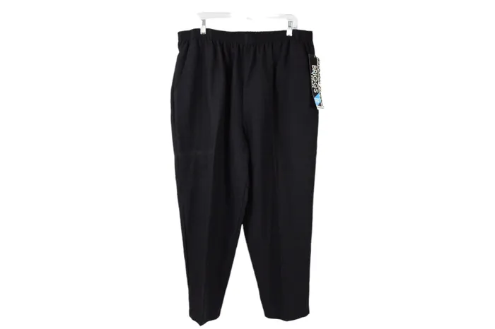 NEW Briggs Black Pant 22W Briggs New York Rings