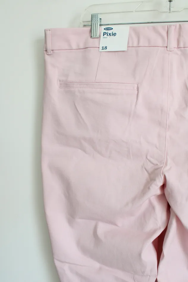 Old Navy Earrings NEW Old Navy Pixie Ankle Length Pink Pant 18