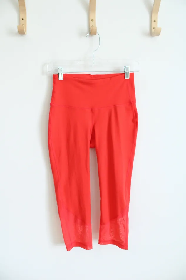 Old Navy Earrings Old Navy Active Coral Orange Athletic Capri Elevate Leggings S Petite