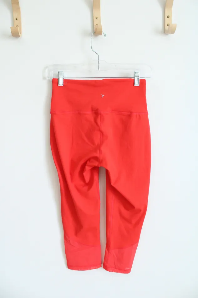 Old Navy Earrings Old Navy Active Coral Orange Athletic Capri Elevate Leggings S Petite