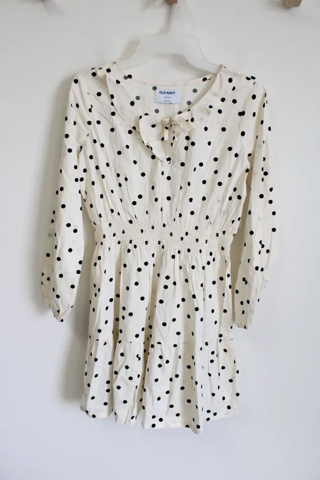 Old Navy Rings NEW Old Navy Cream Black Polka Dotted Peter Pan Collar Dress Youth XL 1416 Old Navy Rings NEW Old Navy Cream Black Polka Dotted Peter Pan Collar Dress Youth XL 1416