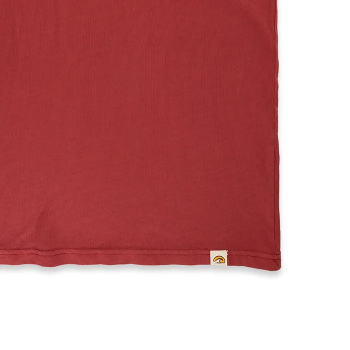 Pacific Creations Press Wave Mens TShirt Wine Red TANKSTREAM Rings