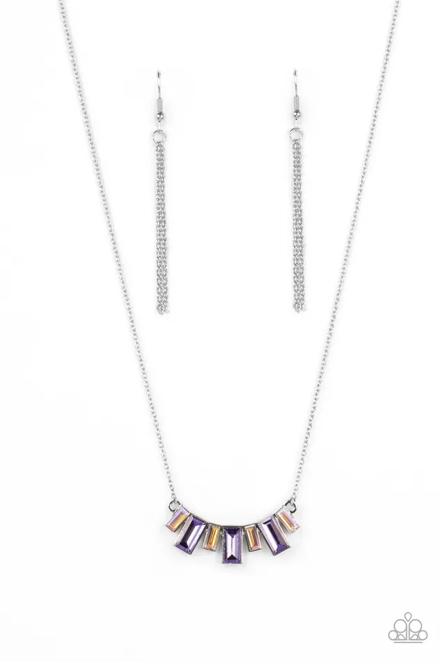 Paparazzi Accessories Earrings Hype Girl Glamour Purple