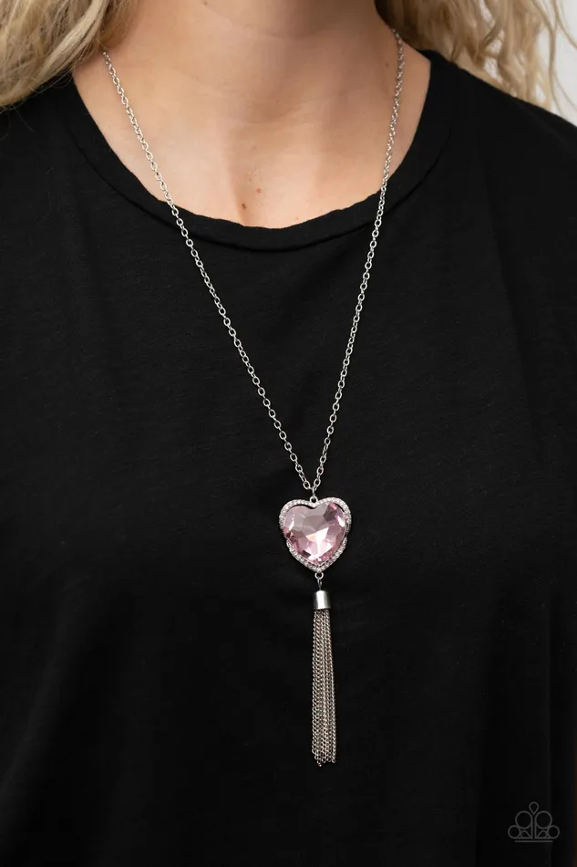 Paparazzi Accessories Finding My Forever Pink Earrings