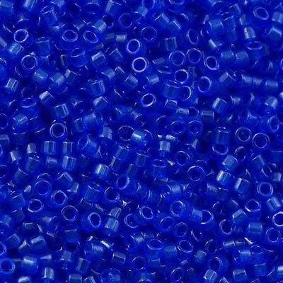 Peppy Beads Earrings DB0707 Transparent Sapphire Miyuki Delica 110