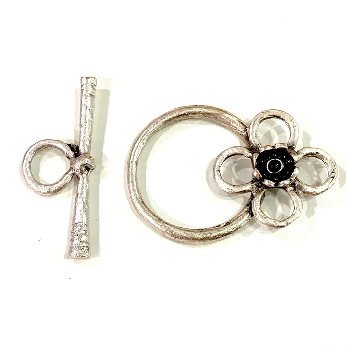 Peppy Beads Rings Silver Plated Brass Toggle Clasp Antique Silver Plated Toggle Clasp Peppy Beads Rings Silver Plated Brass Toggle Clasp Antique Silver Plated Toggle Clasp