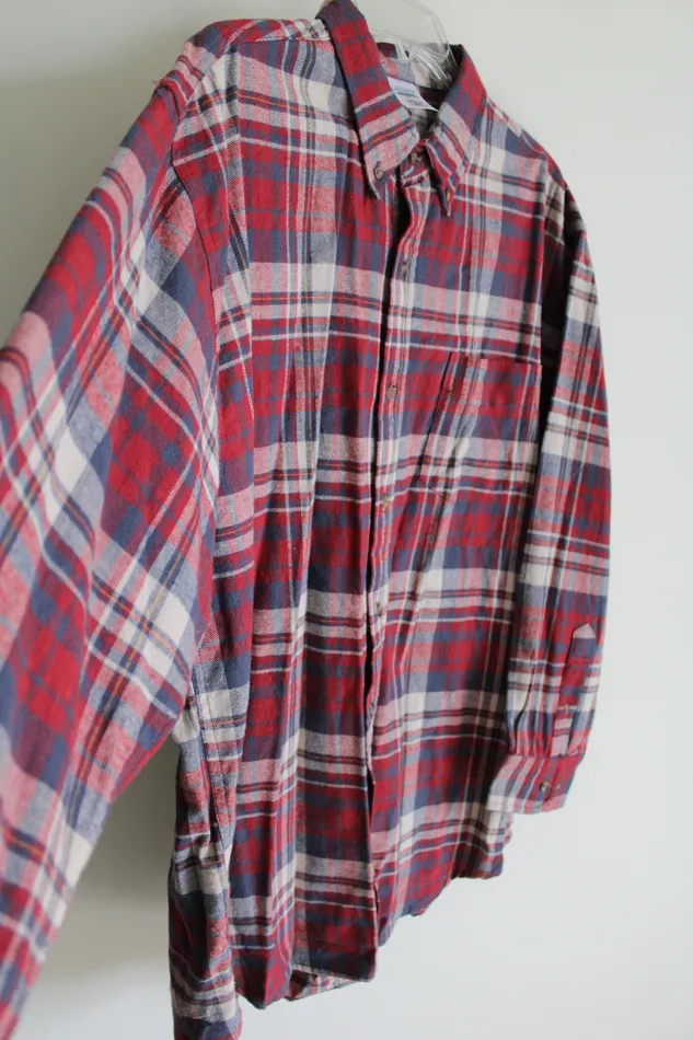 Premier International Red Blue Plaid Flannel XL Premier Internationals Rings