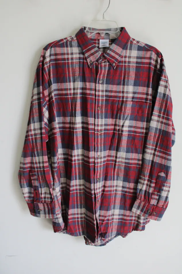 Premier International Red Blue Plaid Flannel XL Premier Internationals Rings