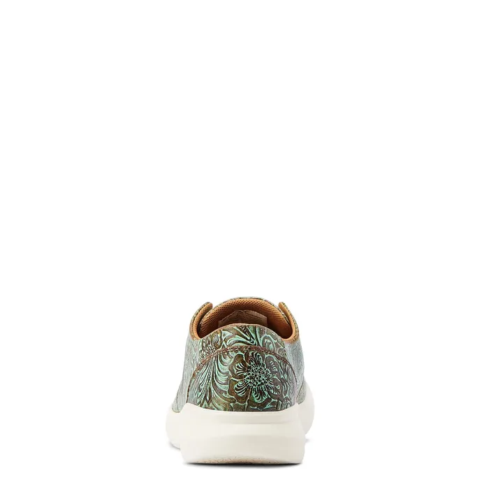 Rings Ariat ARIAT WOMENS HILO VINTAGE TURQUOISE FLORAL EMBOSSED