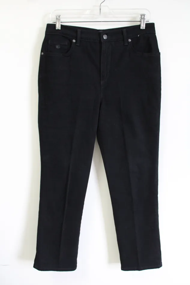 Rings Gloria Vanderbilt Gloria Vanderbilt Amanda Black Denim Jean 10 Petite