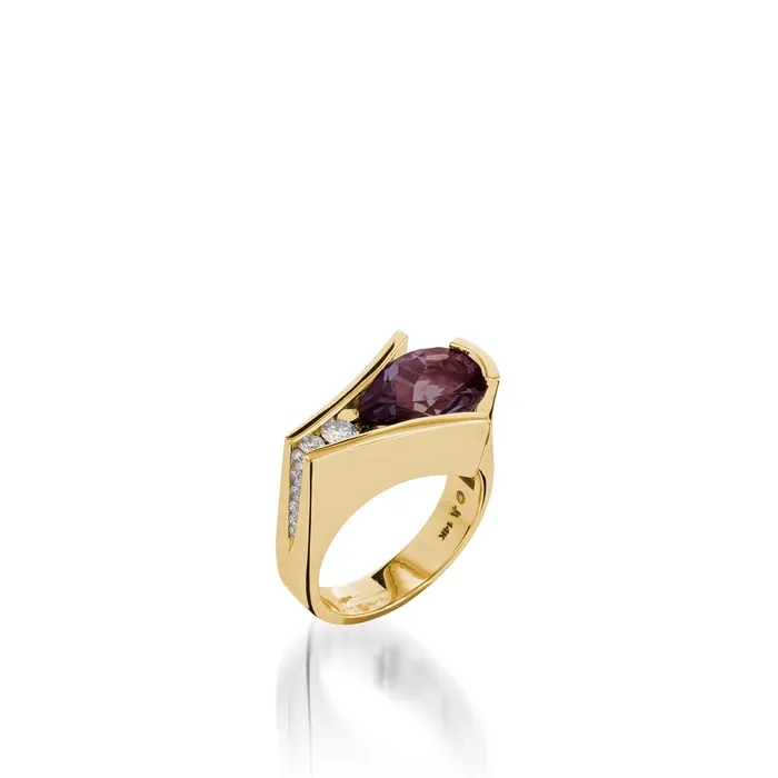Rings John Atencio Venture Gemstone Ring with Diamonds
