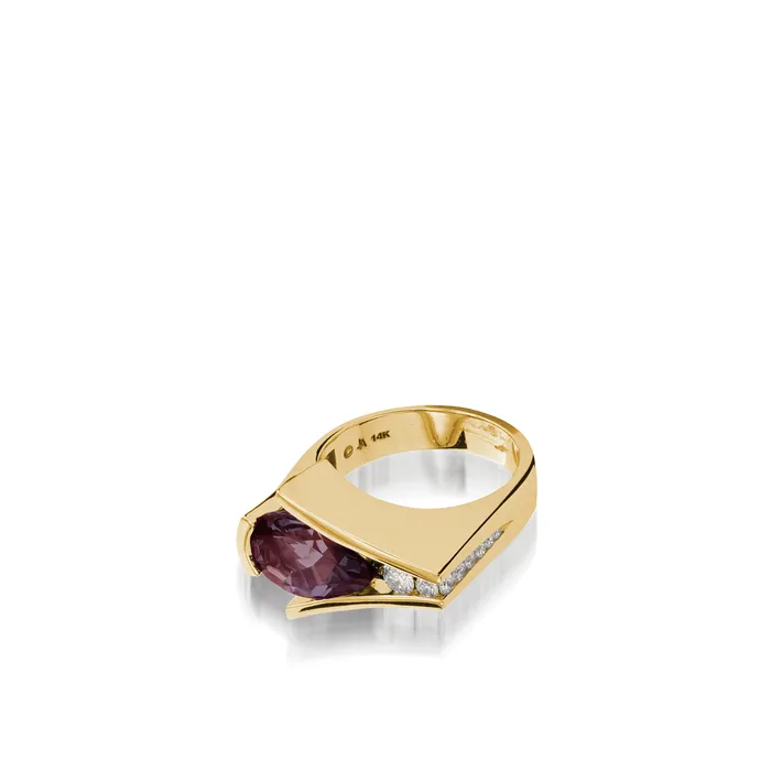 Rings John Atencio Venture Gemstone Ring with Diamonds