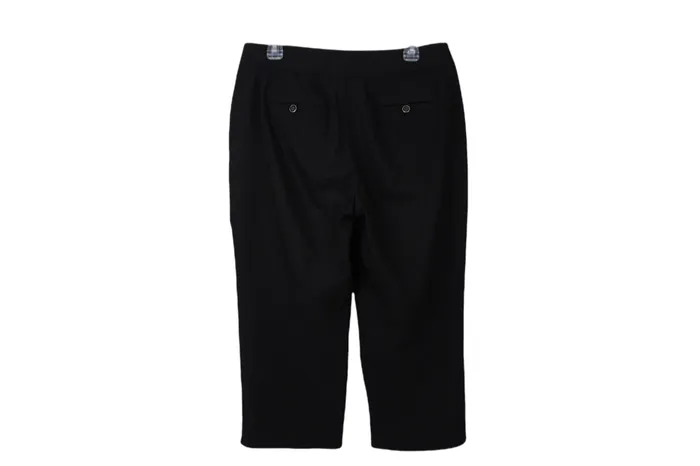 Rings Larry Levine Larry Levine Stretch Black Capri Pants 12