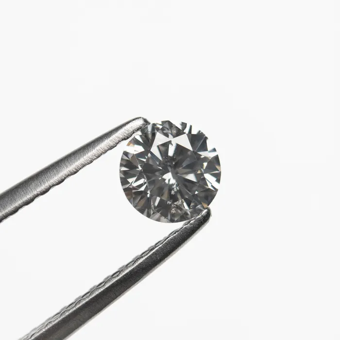 Rings Misfit Diamonds 048ct 492x495x308mm Fancy Grey Round Brilliant Cut 1896813