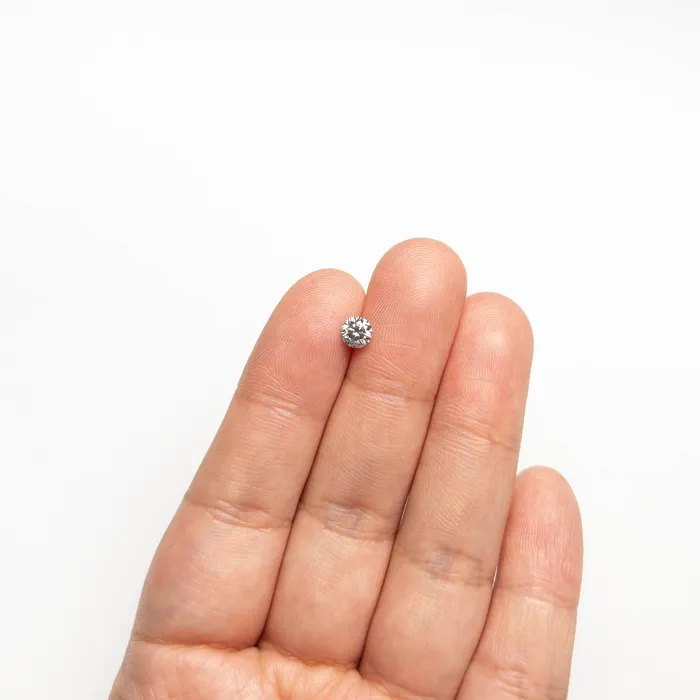 Rings Misfit Diamonds 048ct 492x495x308mm Fancy Grey Round Brilliant Cut 1896813