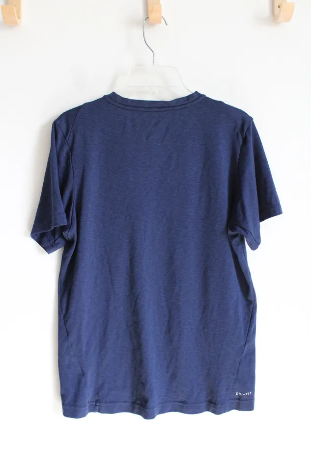 Rings Nike DriFit Navy Black Shirt Youth XL 1820 Nike