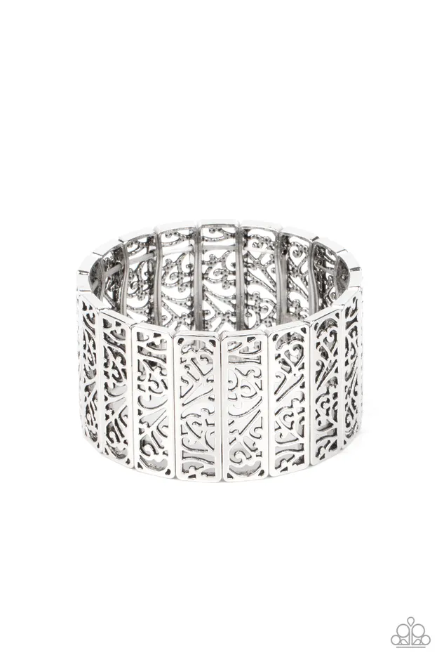 Rings Paparazzi Accessories Ornate Orchards Silver