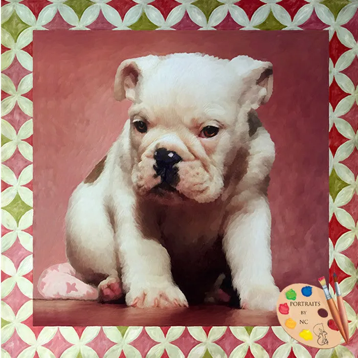 Rings Portraits by NC White Bulldog Puppy Portraits
