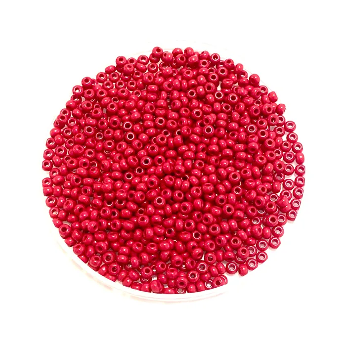 Rings Preciosa Seed Beads 80 RocaillesRound Hole20 Gr 93210 Opaque Red Coral Peppy Beads Rings Preciosa Seed Beads 80 RocaillesRound Hole20 Gr 93210 Opaque Red Coral Peppy Beads
