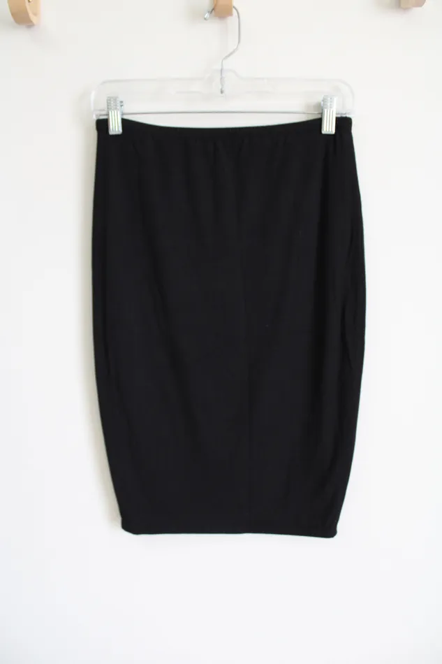 Rings STORQ STORQ Black Stretch Fitted Skirt Petite
