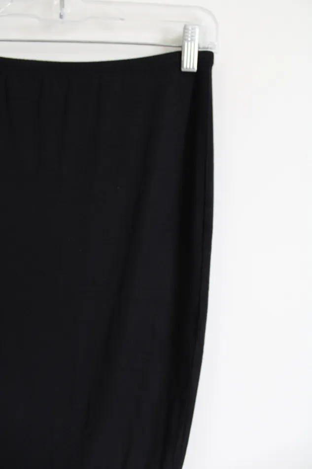 Rings STORQ STORQ Black Stretch Fitted Skirt Petite
