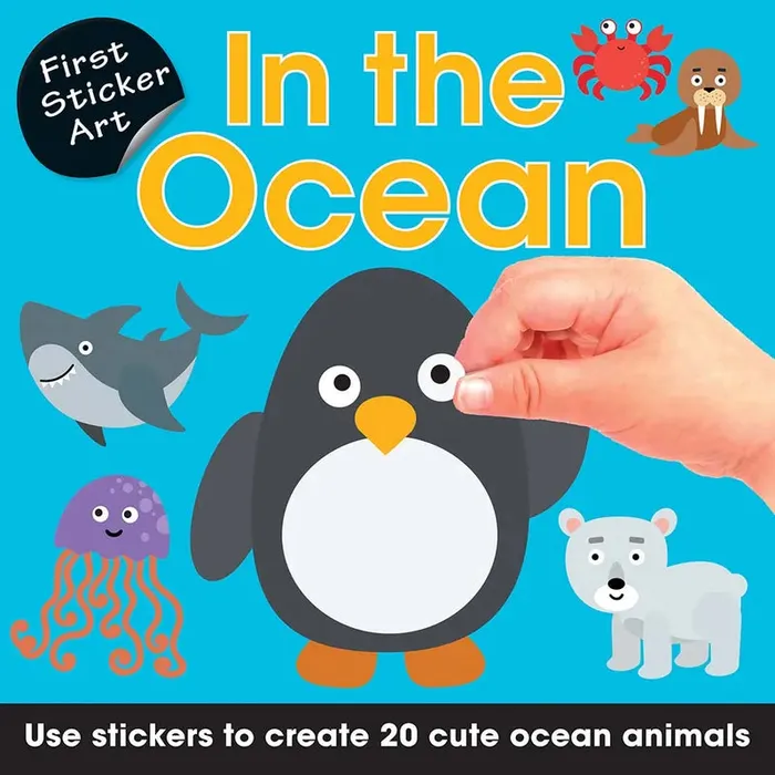 SOURCEBOOKS Earrings In the Ocean First Sticker Art Book