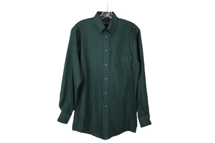 The Arrow Company Green Button Down 153233 Arrow Earrings