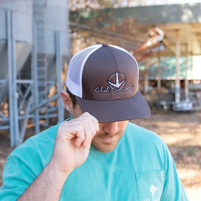 Tracked Trucker Hat Old South Apparel Earrings