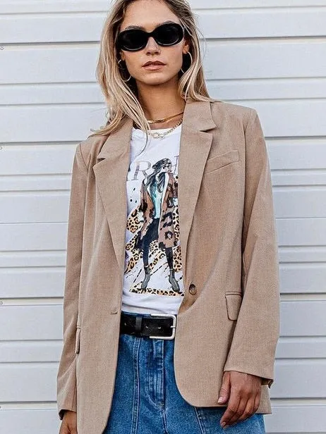 Urban Daizy Earrings Madelyn Slim Fit Blazer