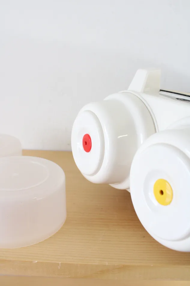 Vintage Kraftware Red Travel Double Dispenser Thermos Jubilee Thrift Earrings