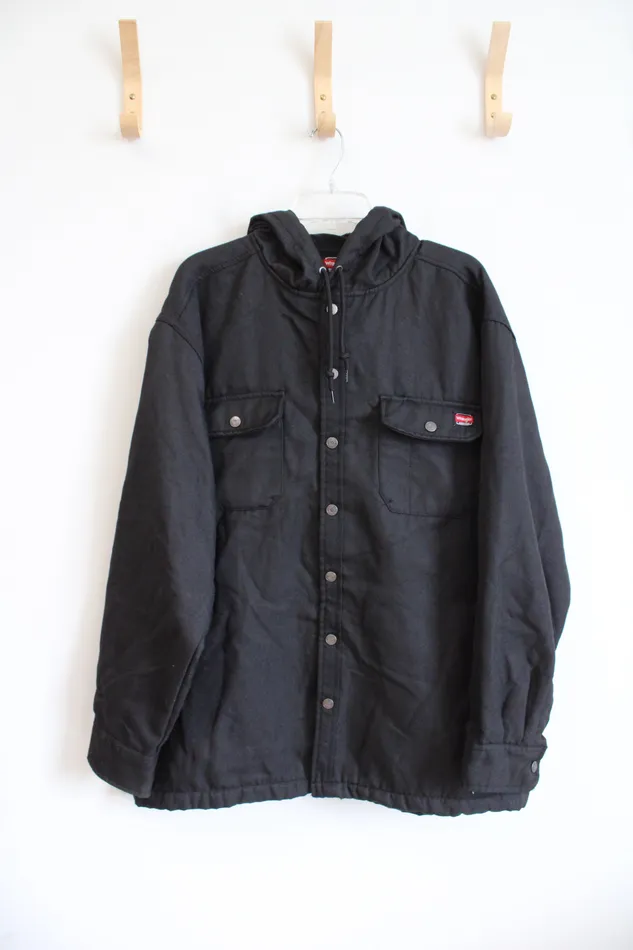 Wrangler Workwear Black Fleece Lined Jacket XL Wrangler Rings