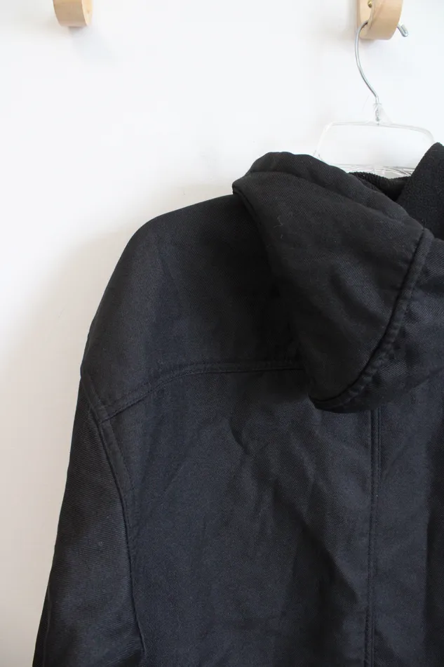 Wrangler Workwear Black Fleece Lined Jacket XL Wrangler Rings