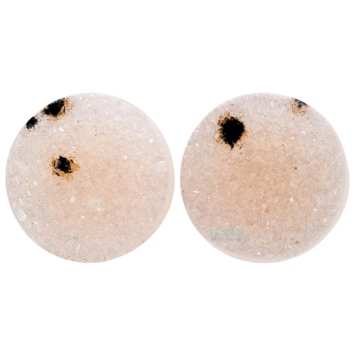 Agate Geode Plugs Oracle Body Jewelry Earrings