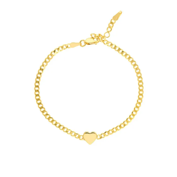 Alexis Jae Bracelets Engravable Heart Charm Bracelet