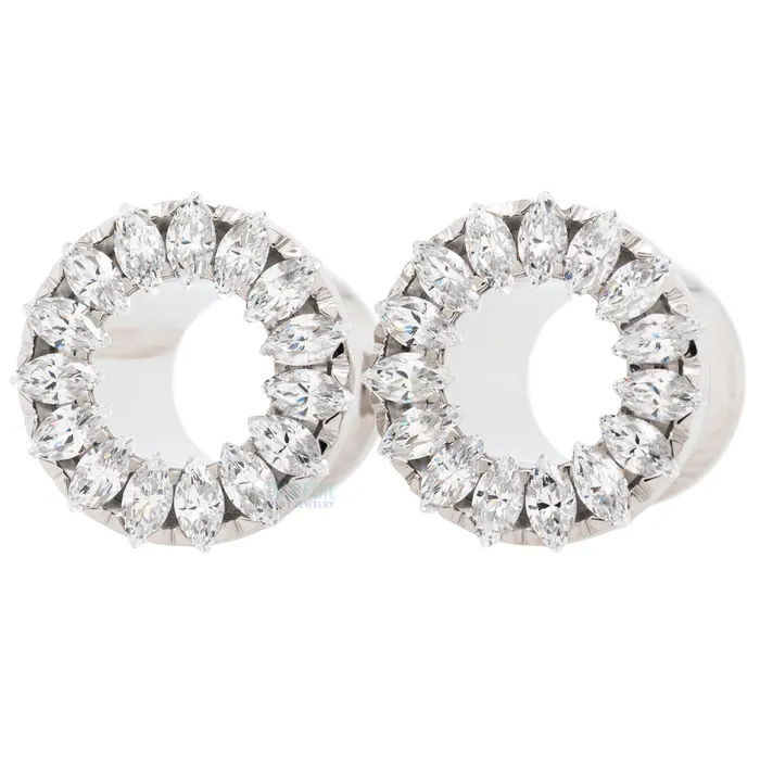 Anatometal Rings Marquise Eyelets with BrilliantCut Gems Primrose