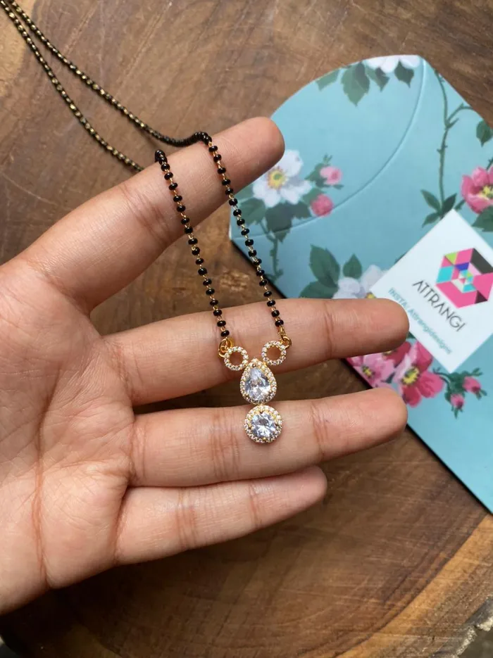 Attrangi Katrina Mangalsutra Earrings
