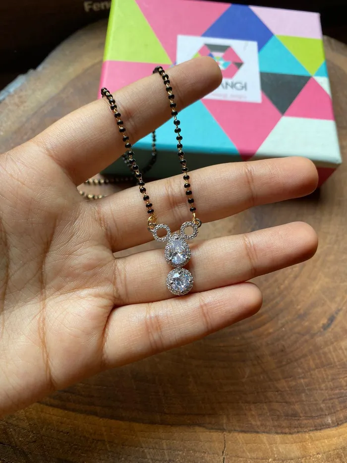 Attrangi Katrina Mangalsutra Earrings
