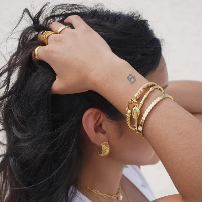 Bracelets Baylor Bamboo Bangle Bracelet Ellie Vail