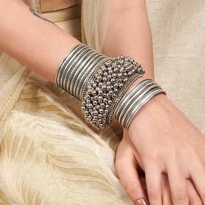 Bracelets Teejh Teejh Babita Stacked Bracelet Set