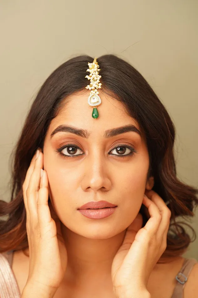 Brahaspati Uncut Diamond Maangtika Attrangi Earrings