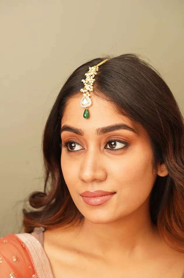 Brahaspati Uncut Diamond Maangtika Attrangi Earrings Brahaspati Uncut Diamond Maangtika Attrangi Earrings