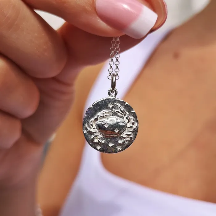 Cancer Zodiac Necklace Lily Charmed Necklaces