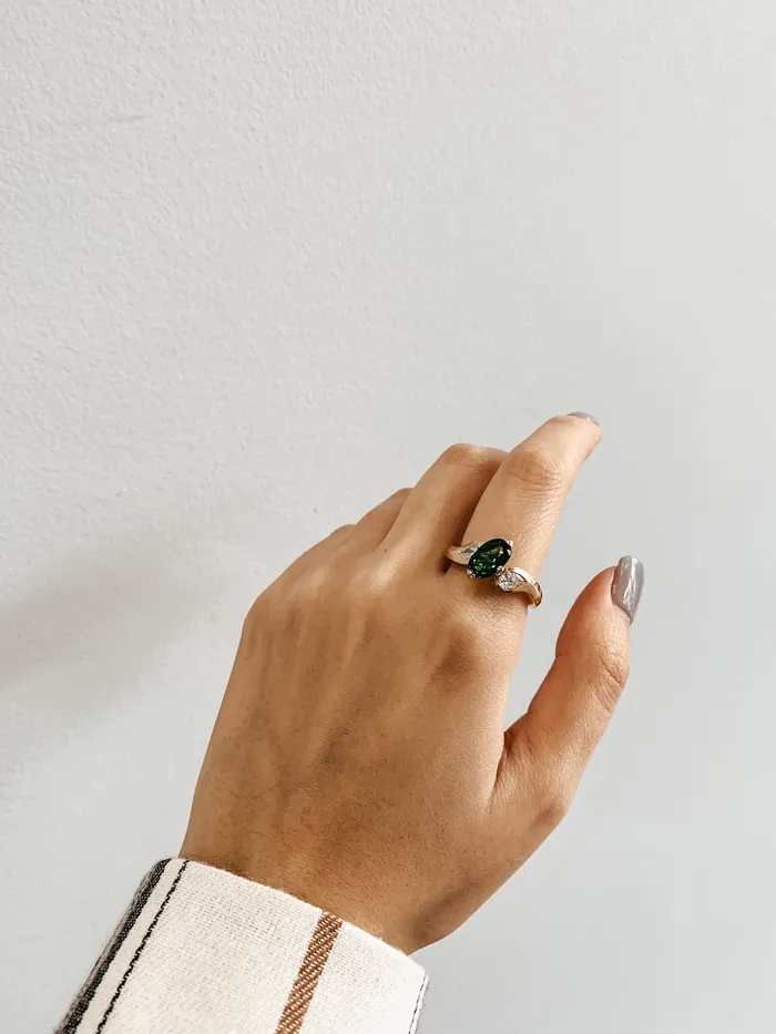 Donald Haack Diamonds Rings Chrome Diopside Diamond Ring Donald Haack Diamonds Rings Chrome Diopside Diamond Ring